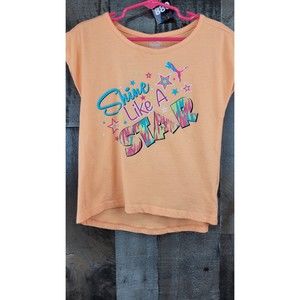 Puma Girls Shine Like A Star T-Shirt Size Small